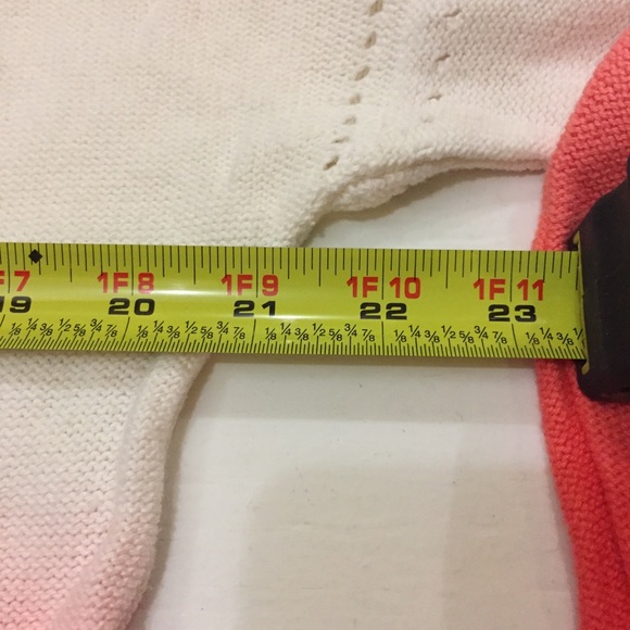 Coral Tie Dye Oversized 100%Cotton Sweater - Picture 3 of 4